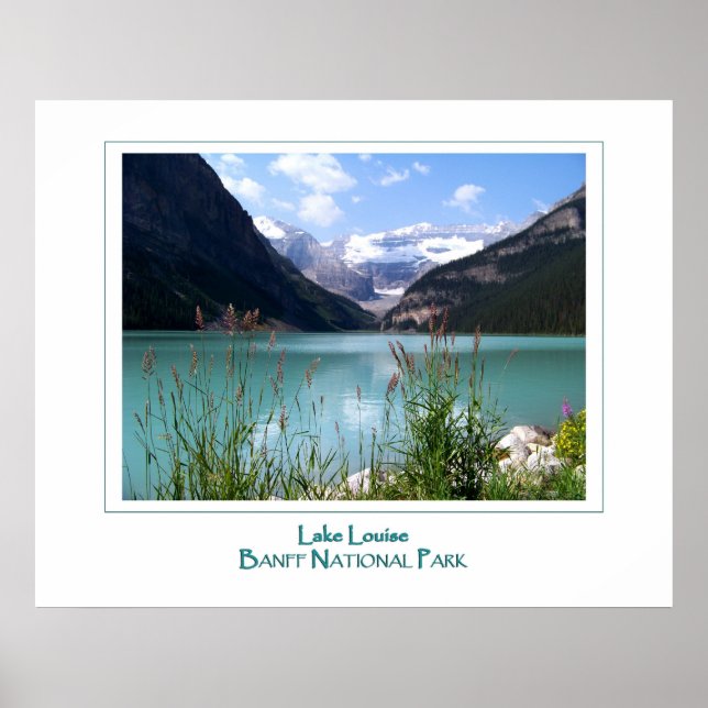Affiche du lac Louise (Devant)