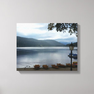 Affiche du lac Titisee Allemagne Toile Encadrée