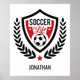 Affiche du logo du Football