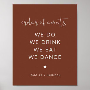 Affiche du Mariage de la rouille CORIANDER Ordre d