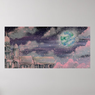 Affiche du millénaire en argent