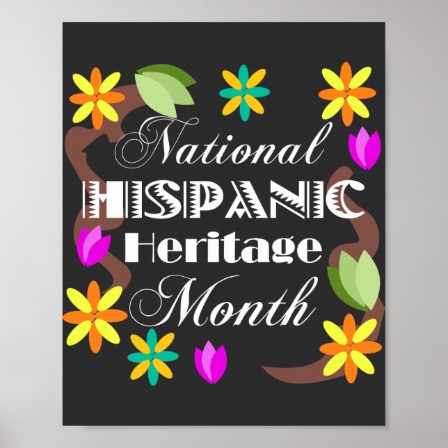 Affiche du Mois du patrimoine national hispanique (Devant)