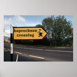 affiche du panneau leprechaun