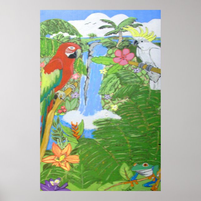 Affiche du paradis tropical (Devant)