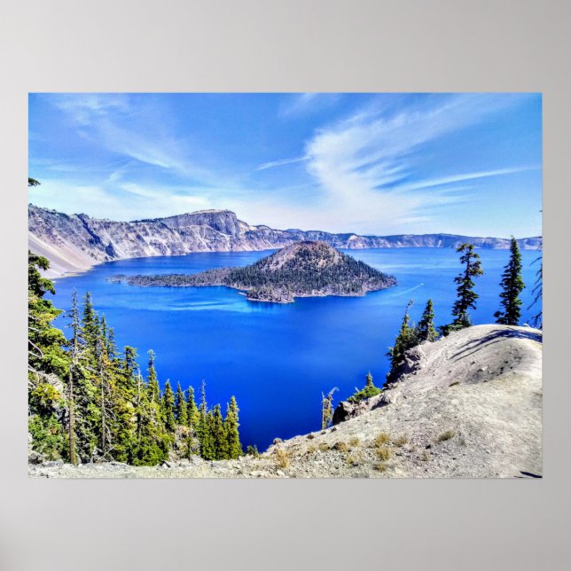 Affiche du parc national du lac Crater (Devant)
