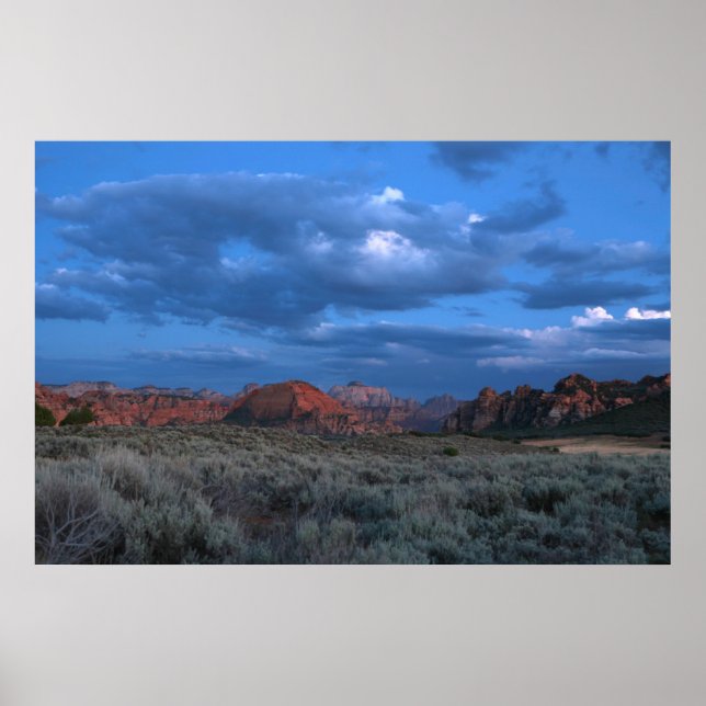 affiche du parc national zion (Devant)