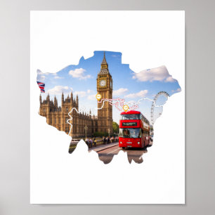 Affiche du parcours du London 26.2 Marathon