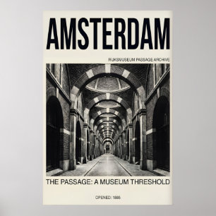 Affiche du Passage d'Amsterdam - Corridor Architec
