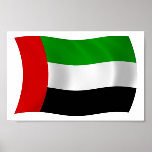 Affiche du pavillon des Émirats arabes unis