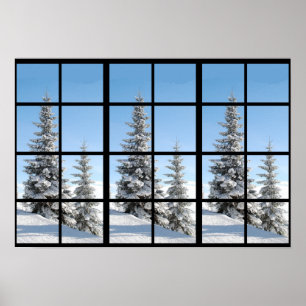 Affiche du pays des merveilles d'hiver