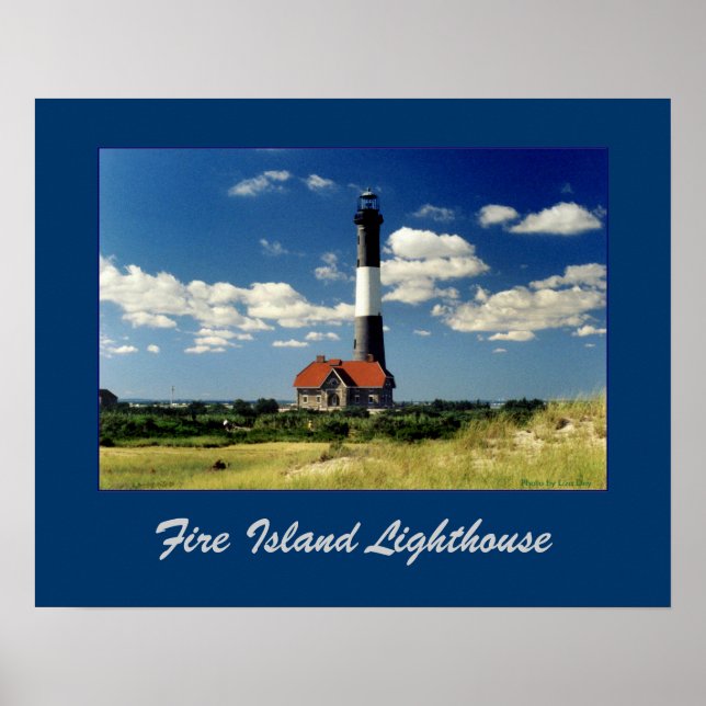 Affiche du phare de Fire Island (Devant)