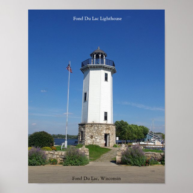 Affiche du phare Fond Du Lac (Devant)
