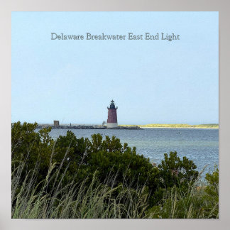 Affiche du phare le long de la baie
