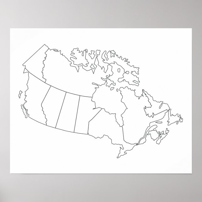 Affiche du Plan du Canada (Devant)