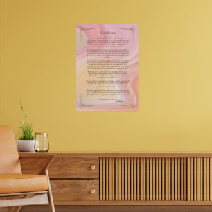 Affiche du poème Desiderata de Max Ehrmann