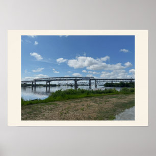 Affiche du pont Betsy Ross Philadelphie
