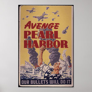 affiche du port de perle 2ème guerre mondiale