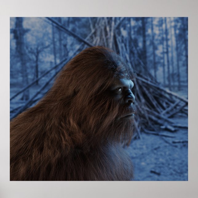 Affiche du PROFIL DE SASQUATCH BIGFOOT (Devant)