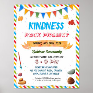 Affiche du prospectus du projet Kindness Rocks