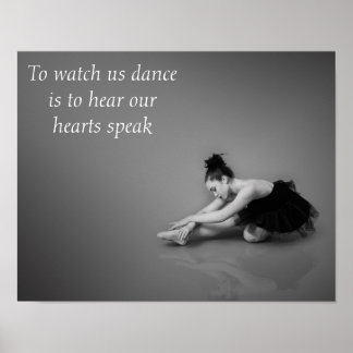 Affiche du proverbe de danse