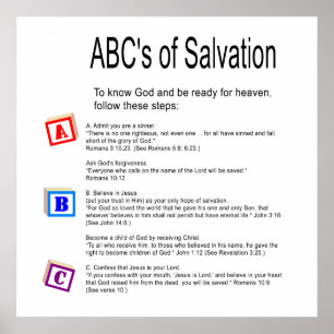 Affiche du salut d'ABC