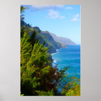 Affiche du sentier Kalalau