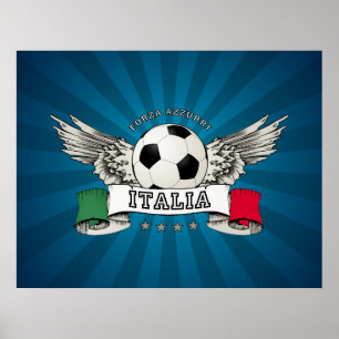 Affiche du soutien de l'équipe nationale de footba