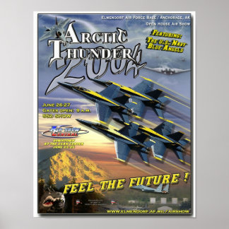 Affiche du spectacle aérien Blue Angels