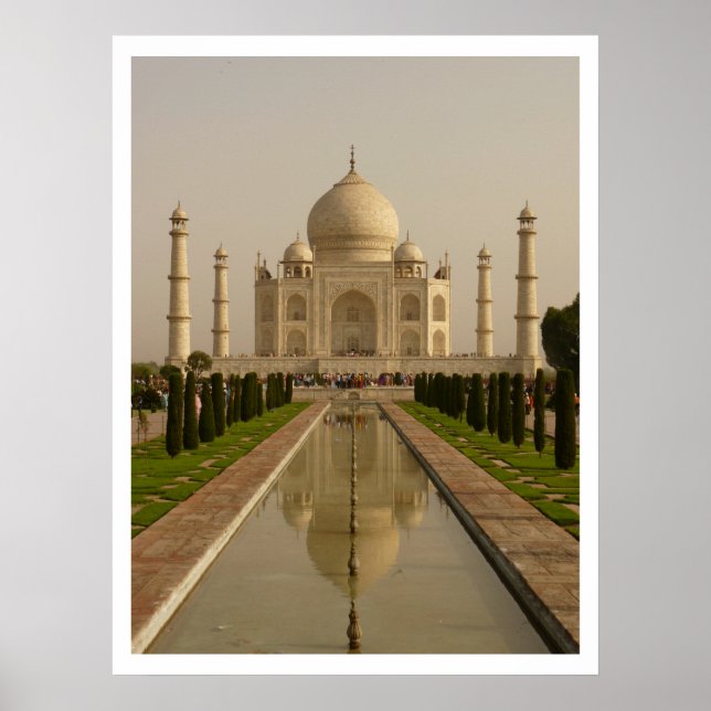 Affiche du Taj Mahal (Devant)