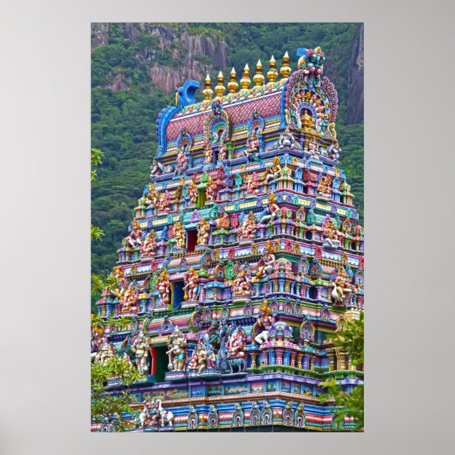 affiche du temple hindou (Devant)