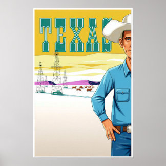 Affiche du Texas 