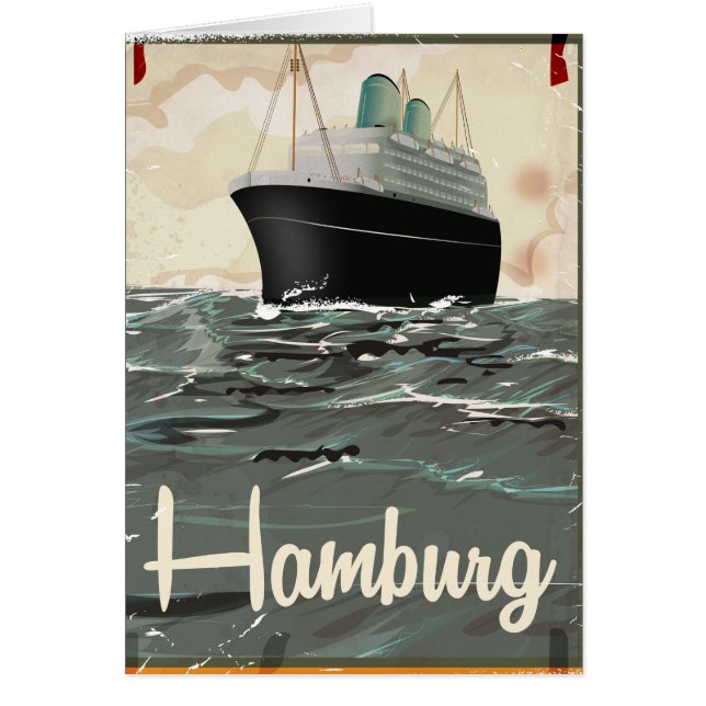 Affiche du Vintage voyage de Hambourg (Devant)