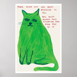 Affiche du vrai David Shrigley