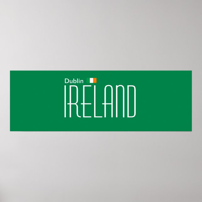 Affiche Dublin, Irlande (Devant)