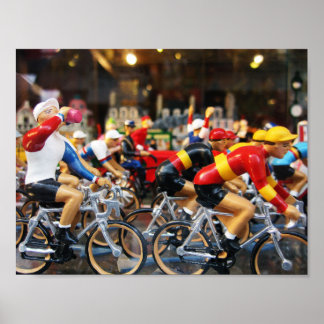 Affiche d'une fenêtre représentant Tour de France