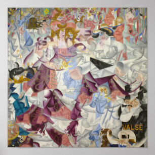 Affiche dynamique de Gino Severini Hiéroglyphes Im