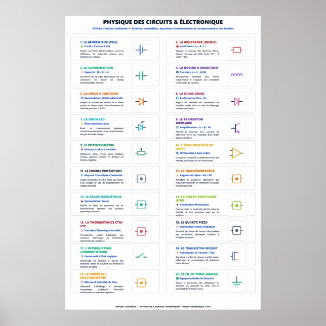 Affiche électronique et électrique (Devant)
