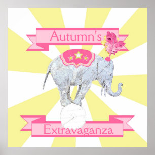 Affiche Elephant Extravaganza