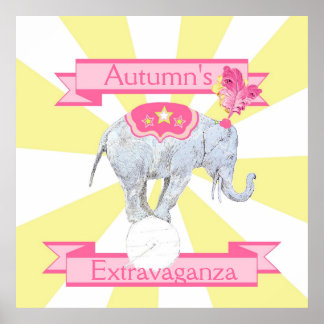 Affiche Elephant Extravaganza
