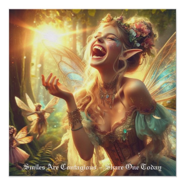 Affiche Elf Laughing (Devant)