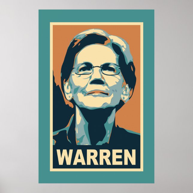 Affiche Elizabeth Warren (Devant)