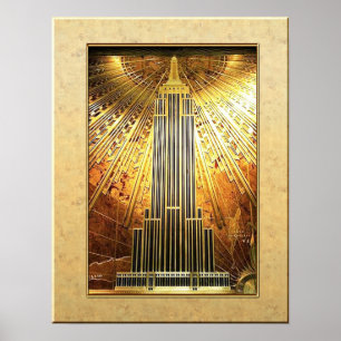 Affiche Empire State Building (Déco)