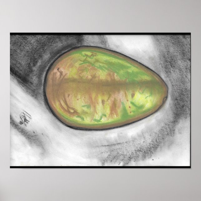 Affiche en pastel Avocado (Devant)