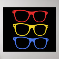 affiche épaisse lunettes mûries