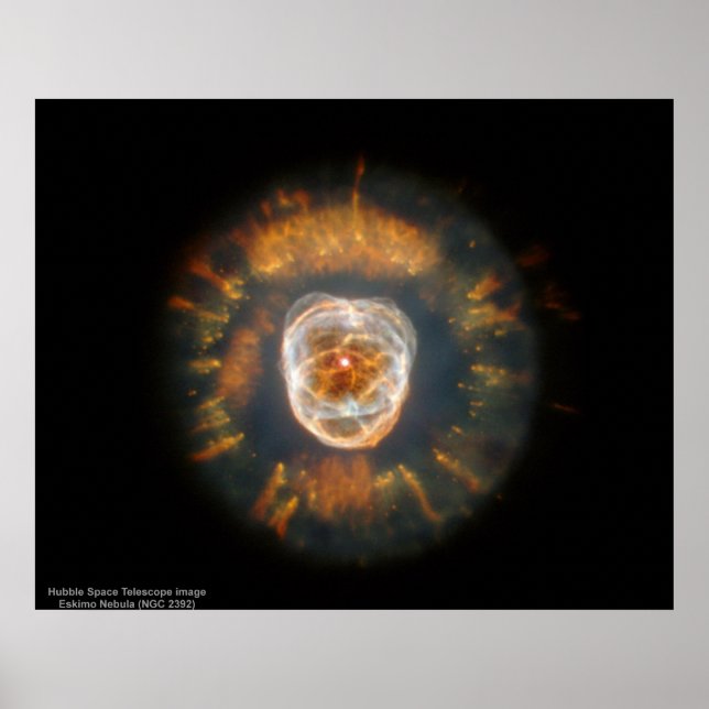 Affiche Eskimo Nebula (NGC 2392) (Devant)