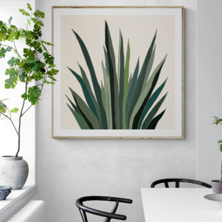 Affiche et impression téléchargeable d'Agave du dé