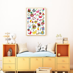Affiche Été Nursery Affiche Chambre Enfants