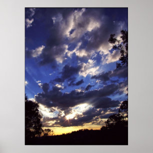 Affiche étincelante Skyscape
