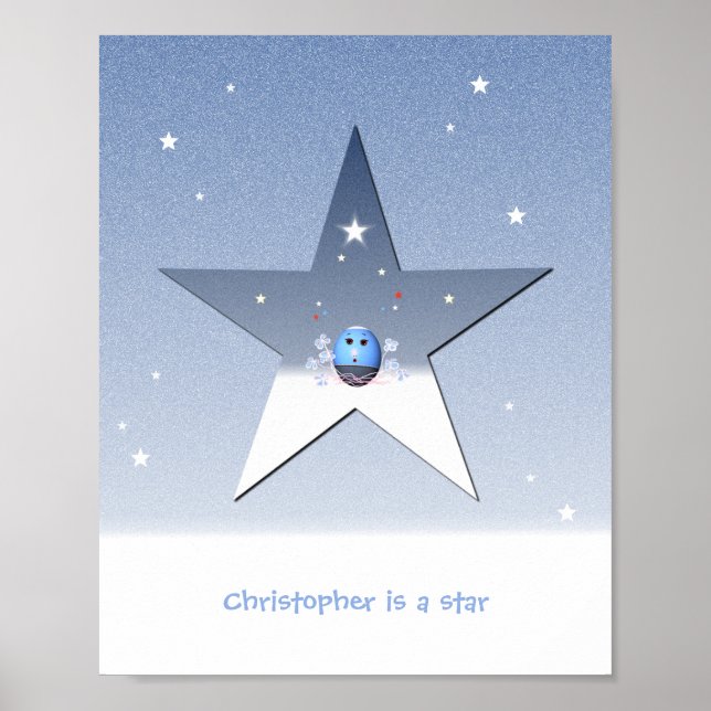 Affiche étoile pour enfants (Devant)