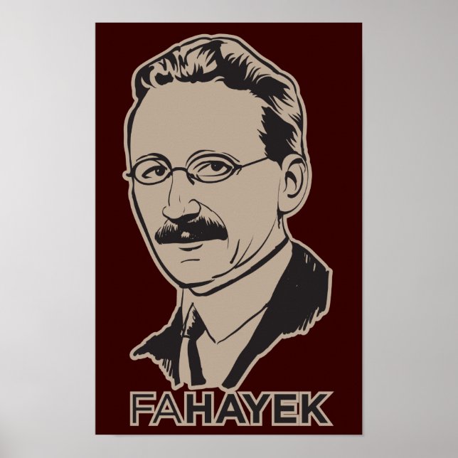 Affiche FA Hayek (Devant)